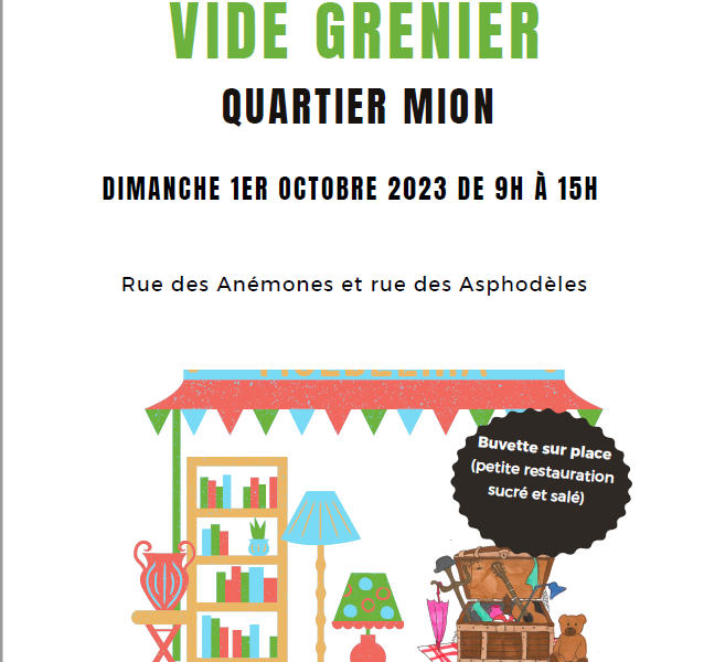 Vide-Grenier Cité Mion 2023